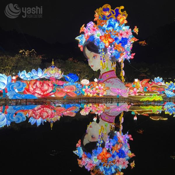 Buy Flower Fairy Chinese Traditional Lantern for Festival Exhibition at wholesale prices