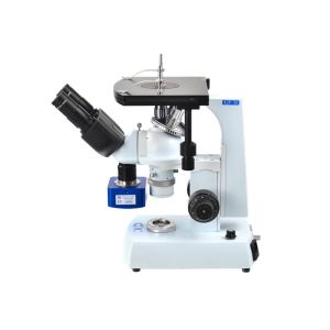 Inverted Metallurgical Microscope 10x 40x 100x , Transmission Optical Microscopy