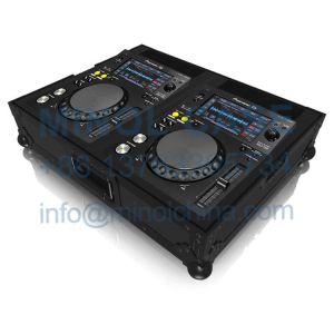 Controller Flight Case Workstation Black Aluminum Hard Flight Case