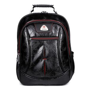 Quality Durable Simple Pu Leather Backpack , Fashionable Style Casual Leather Backpack for sale