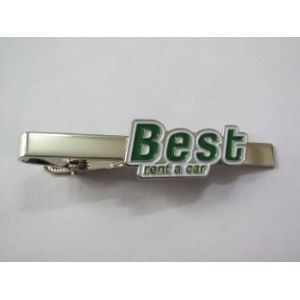 Iron / Brass Die struck 1.2 mm - 3.0 mm silver Personalized Tie bar