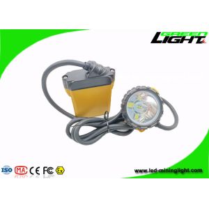 Quality 10.4Ah 390lum Waterproof Miners Cap Light 1.8W With Cradle Charger for sale