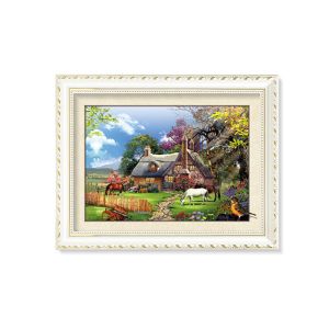 PS / MDF Frame Nature Scenery 5D Pictures / Lenticular Poster Printing