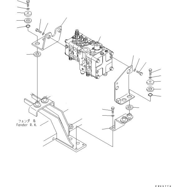 723-24-10803 723-24-10801 723-24-10800 For Komatsu D61EX-12 BULLDOZERS Hydraulic