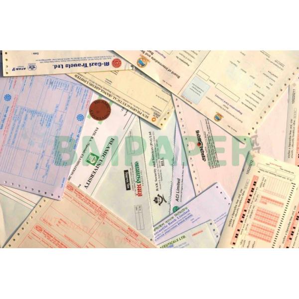 55gsm 60gsm Pink White Blue NCR Printing Office Paper For Invoice 70 x 100CM
