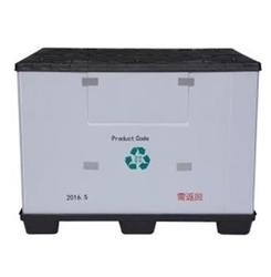 Hollow honeycomb sheet box with lid plastic welding returnable packaging