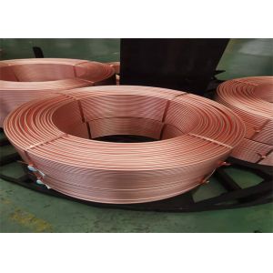 China CU-DHP Inner Grooved Copper Tube , Hvac Copper Tubing Washed Surface on sale