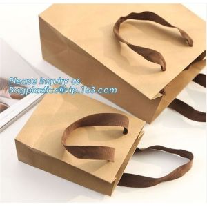 Luxury strong twisted handle black leatherette paper carrier bag,Fashion Custom