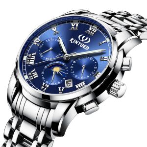 KINYUED J015-1 Luminous Distinctive Style Watches Waterproof Stainless Steel