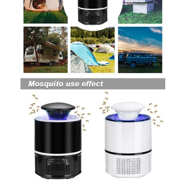 hot sales design USB professional pest control mosquito killer lamp plastic electric fly killer with wave light