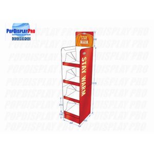 Merchandising Cardboard Floor Displays Grocery Store For Stay Warm Blankets