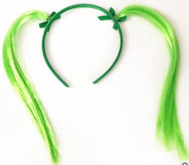 New Irish Halloween headgear, green clover headband, stage show, party dress up.