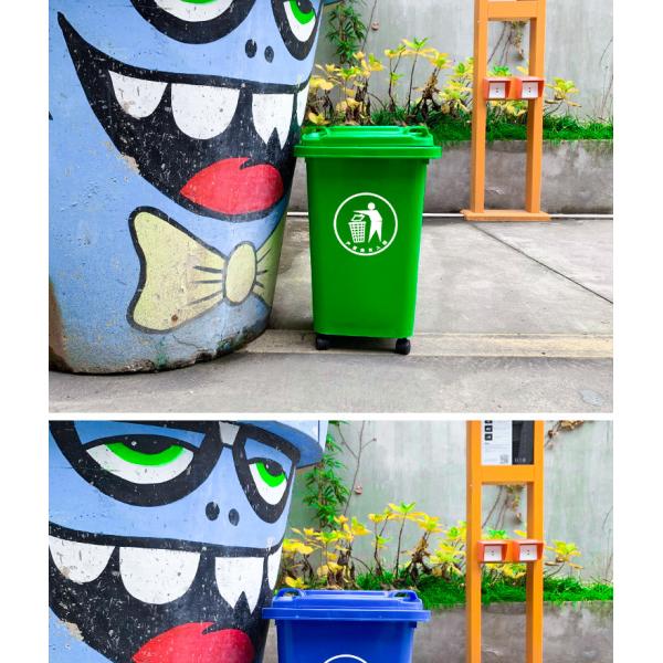 Outdoor Environmental protection Household Kitchen Large square Sanitation Commercial Plastic Classification Bucket with Lid