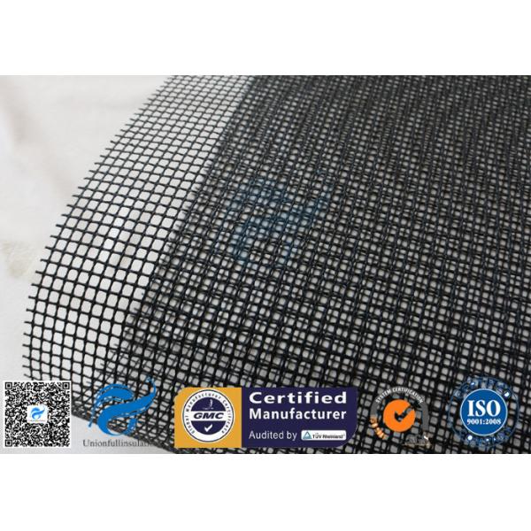 Black PTFE Coated Fiberglass Mesh Fabric 580GSM 4M Wide Conveyor Belt Sealing