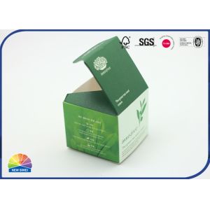 Loose Powder Packing Folding Carton Box With Dull Polish Paper OEM ODM Available