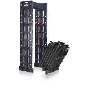 High Speed Portable walk through metal detection with 24 zone detection 4 hours