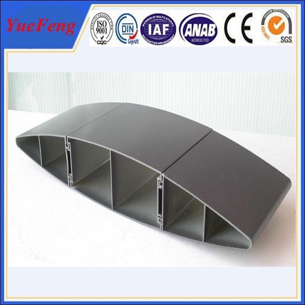 high quality aluminium louver profile manufacture, powder coating aluminium