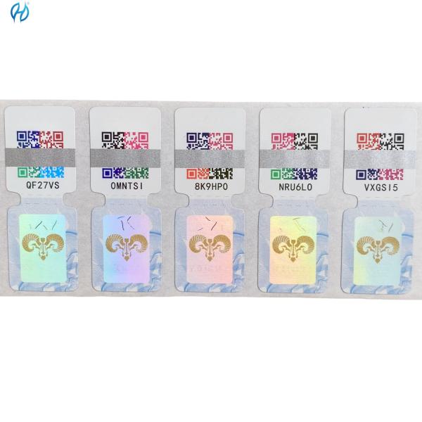 Permanent Scalability Removable QR Code Barcode Adhesive Paper Label Standards