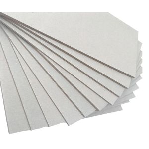 Custom printed core hard grey paperboard: Thick cardboard sheets of superior