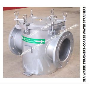 Quality About the material parameter table of each part of the marine straight-through suction coarse water filter AS200 CB/T497 for sale