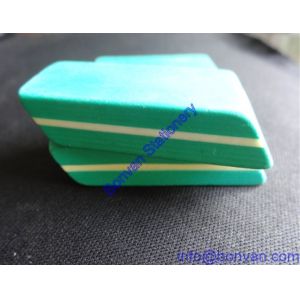 three layes beveled office eraser,office rubber eraser
