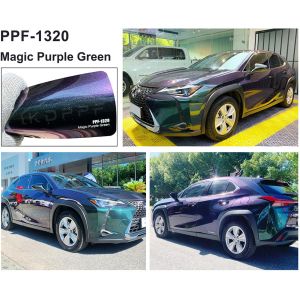 Magic Purple Green Color Paint Protection FilmHeat Healing 60inch x53ft ppf wrap colors