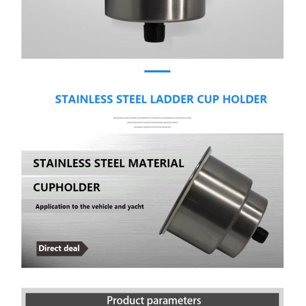 Marine Hardware Boat Accessories Stainless Steel Drink Cup Holder is also compatible for the campervan RV van
