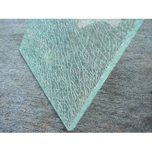 Ice Cracked Toughened Laminated Glass For Kitchen Splashbacks