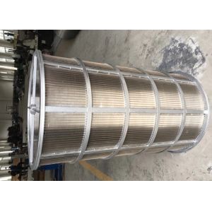 High Efficiency Stainless Steel Screw Press Screen With Sturdy Constriction