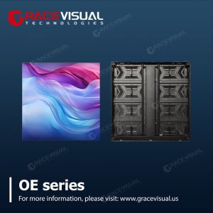 OE Series P3.9 Professional Outdoor LED Display System - IP65 Front-Service