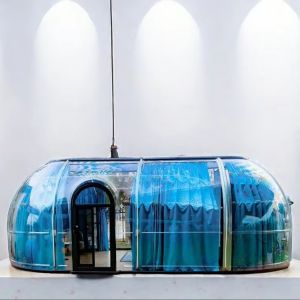 18 - 20 Person Homes Prefab Wind Resistant Oval Extra Large Garden Dome House