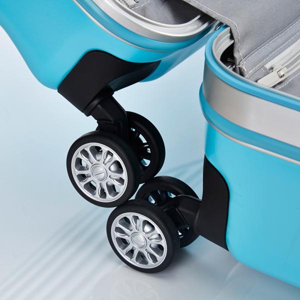 Aluminum Frame Luggage Suitcases with 4 Spinner Wheels and Customized Design