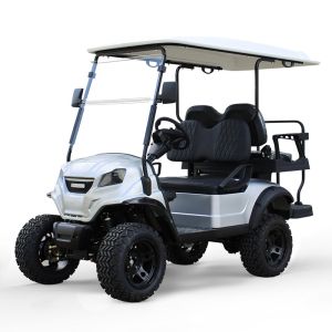 Electric Golf Cart 4 Seater With 48V5KW AC Motor And Aluminum Alloy Hub Curb