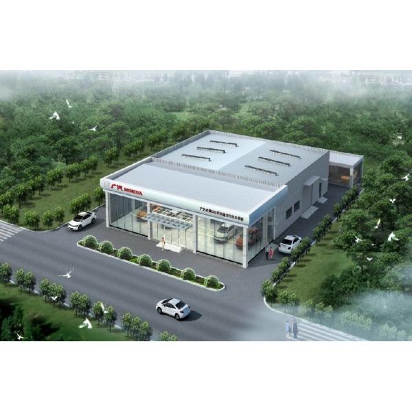 Buy PU Sandwich Panels Prefabricated Q235 Q345 Warehouse Steel Structure Buildings at wholesale prices