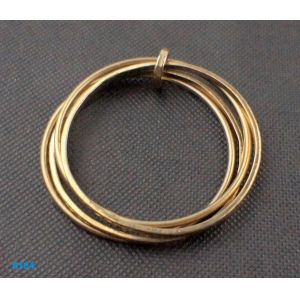 High quality alloy metal bangles with gold plated