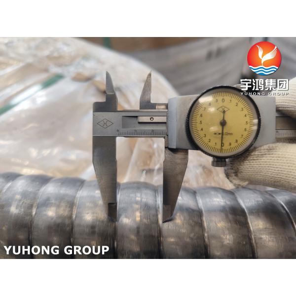 ASTM A312 TP310S Stainless Steel Corrugated Tubes For Heat Exchangers And Boilers