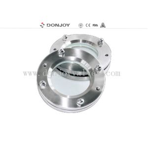 Pharmaceutical Tank Stainless Steel Sight Glass Flanged DN40