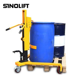 DT350 Gal Hydraulic Drum Handling Equipment Lifter High Elasticity Wheel
