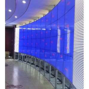 Curved Screen Oled Video Wall 55 Inch 500cd/m2 Brightness For Advertising