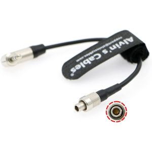 Timecode Cable For Wisycom MTP60 From Tentacle Sync 3.5mm TRS To FVB 00 3 Pin