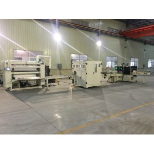 Quality Steel Embossing Facial Tissue Folding Machine With Lamination System for sale