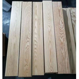 American Red Oak engineered hardwood flooring, natural lacquered with semi-gloss