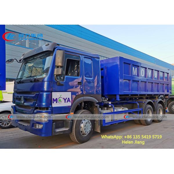 Buy Howo 6x4 20T Roll Off Hydraulic Hooklift Garbage Collection Truck at wholesale prices