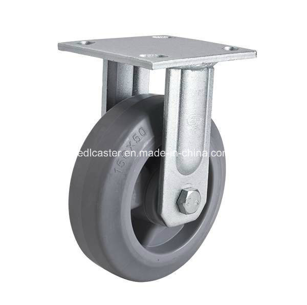 Buy 6mm Thickness 400kg Load Capacity Rigid TPE Caster 7008-56 for Industrial Machinery at wholesale prices