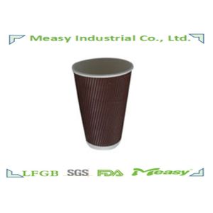 500ml Hot Paper Cups for Tea or Coffee Cusomized Logo Printing