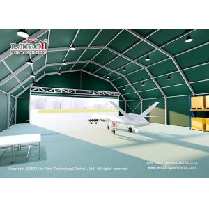 Waterproof 20m Aircraft Hangar Tent With Electric Rolling Door