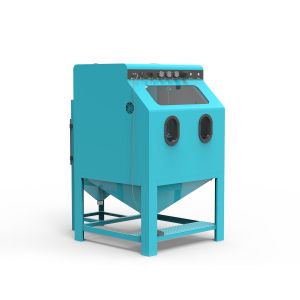 Eco Friendly Wheel Sandblasting Machine Dust Free Portable Sandblaster Low Noise