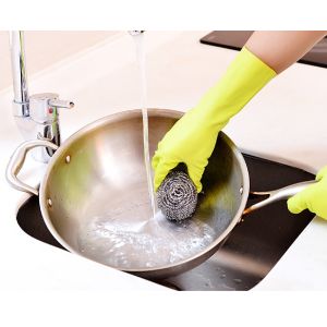 Environmental Friendly Stainless Steel Scouring Ball With Customized Package