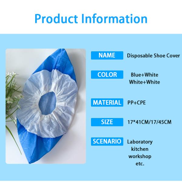 1000pcs One Carton Disposable Pp Non Woven Anti-skid Shoe Cover Anti Slip Boot Covers - Buy Safety Shoes Cover