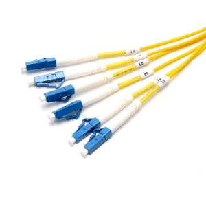 Simplex 6 Core Fiber Optic Patch Cord Length 1m 2m 3m Low insertion loss